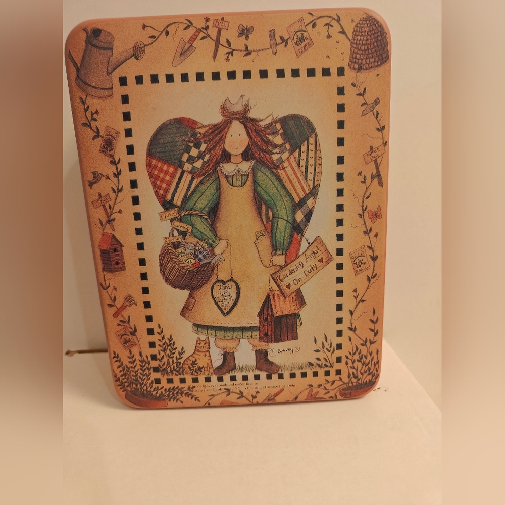 Linda Spivey Empty Storage Tin Collectible